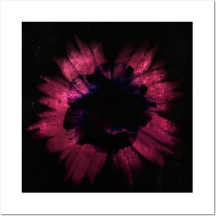 Dark floral #9 Posters and Art